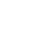 Weißes Line-Icon eines Jazzmusikers mit Hut und Musiknote.